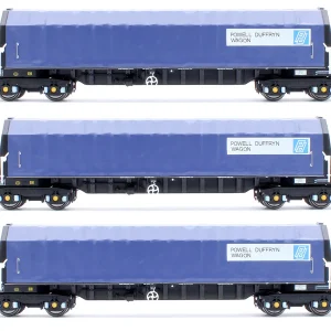 CAVALEX MODELS PXA01 TP(A) SET OF 3 PXA STEEL COIL CARRIER PD BLUE AS BUILT 1988 NO.3024/3037/3048