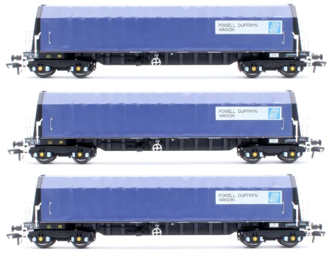 CAVALEX MODELS PXA01 TP(A) SET OF 3 PXA STEEL COIL CARRIER PD BLUE AS BUILT 1988 NO.3024/3037/3048