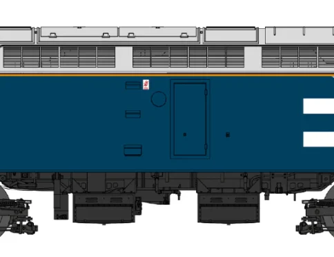 CAVALEX MODELS CM-47482-LL CLASS 47 BR BLUE LARGE LOGO NO.47482 DIESEL LOCOMOTIVE
