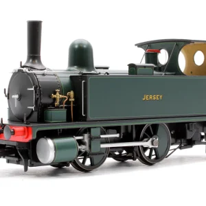 DAPOL 4S-018-012 LSWR CLASS B4 0-4-0T LINED DARK GREEN JERSEY 91 - STEAM TANK LOCOMOTIVE