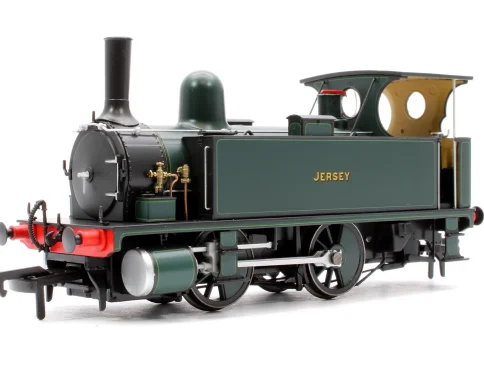 DAPOL 4S-018-012 LSWR CLASS B4 0-4-0T LINED DARK GREEN JERSEY 91 – STEAM TANK LOCOMOTIVE