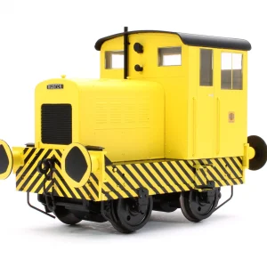 HELJAN 9032 RUSTON & HORNSBY 48DS YELLOW/WASP STRIPES (ENCLOSED CAB) DIESEL SHUNTER