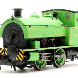 DAPOL 4S-024-008 HAWTHORN LESLIE 0-4-0 YELLOW CHEVRONS NEWCASTLE ELECTRIC SUPPLY 13 - STEAM TANK LOCOMOTIVE