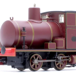 RAPIDO TRAINS UK 965010 ANDREW BARCLAY FIRELESS 0-4-0 - LINED MAROON STEAM LOCOMOTIVE