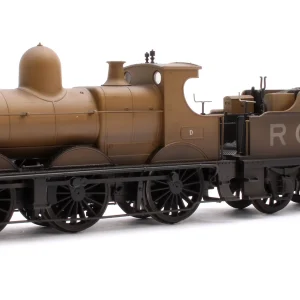 OXFORD RAIL OR76DG009W DEAN GOODS ROD (EX-GWR) 2308 STEAM LOCOMOTIVE - WEATHERED