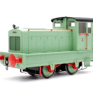 ACCURASCALE ACC2865-DCC RUSTON AND HORNSBY 88DS 412427/1957 BOWATERS NORTHFLEET INDUSTRIAL PALE GREEN DIESEL SHUNTER - DCC SOUND FITTED