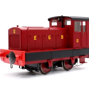 ACCURASCALE ACC2853 RUSTON AND HORNSBY 88DS 245033/1947 EASTERN GAS BOARD TOTTENHAM NO. 12 DARK RED DIESEL SHUNTER