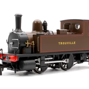 DAPOL 4S-018-014 LSWR CLASS B4 0-4-0T TROUVILLE BROWN 89 - STEAM TANK LOCOMOTIVE