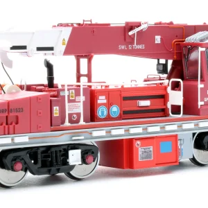 EFE RAIL E87049 PLASSER 12T YOB DIESEL-HYDRAULIC CRANE DRP81523 JAVIS/FASTLINE MAROON