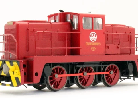 GOLDEN VALLEY HOBBIES GV2020 YEC JANUS 0-6-0DE “RICHARD BORRETT” ICI MAROON DIESEL LOCOMOTIVE