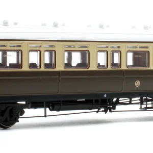 DAPOL 4P-004-004 AUTOCOACH GWR SHIRT BUTTON 39 CHOCOLATE & CREAM