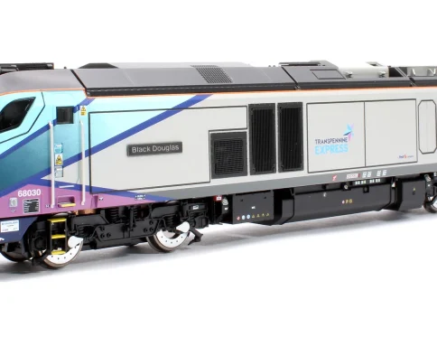 DAPOL 4D-022-025 CLASS 68 “BLACK DOUGLAS” 68030 TRANSPENINE EXPRESS DIESEL LOCOMOTIVE