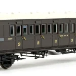 BACHMANN 39-624 SE&CR 60FT BIRDCAGE BRAKE THIRD SE&CR WELLINGTON BROWN 1170