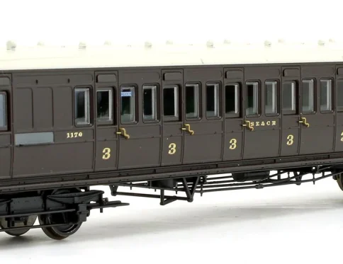 BACHMANN 39-624 SE&CR 60FT BIRDCAGE BRAKE THIRD SE&CR WELLINGTON BROWN 1170