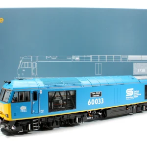 Accurascale ACC3035-DCC Class 60 60033 'Tees Steel Express' EWS / British Steel Blue Diesel Locomotive - DCC Sound