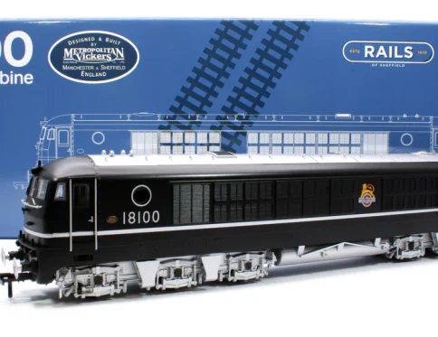 Heljan 1810 BR Gas Turbine 18100 Class in BR Black with Silver Trim (As Built 1951) Locomotive